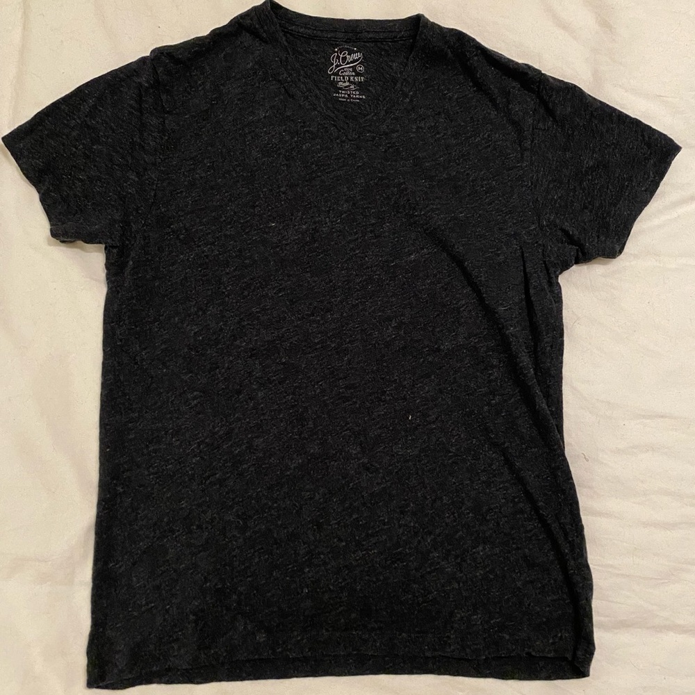 JCrew V Neck field knit T shirt